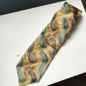 2003 Jerry Garcia 100% Silk Necktie Drummers Collection #35 Abstract Tie 58”